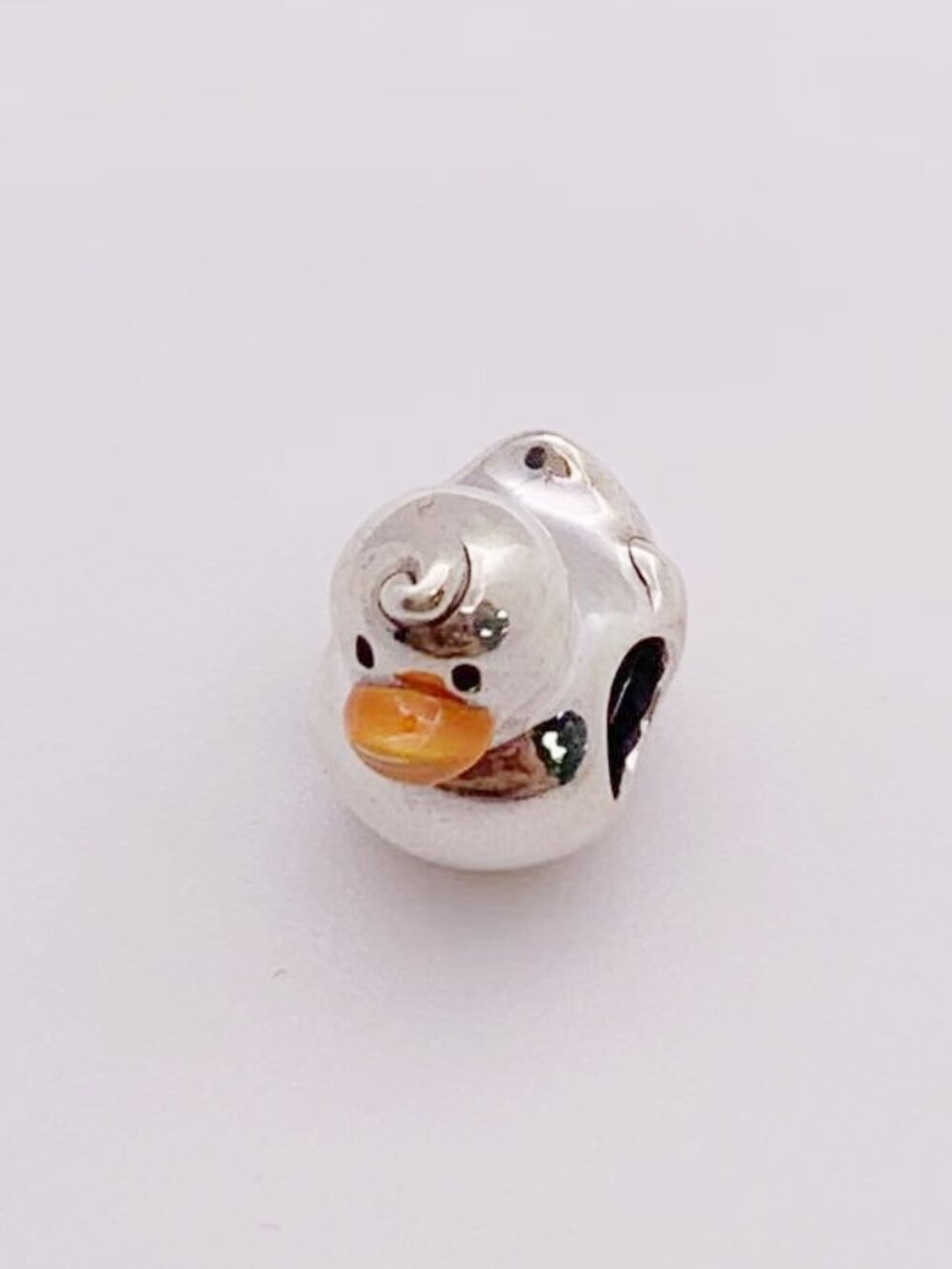 Pandora Polished Rubber Duck Charm